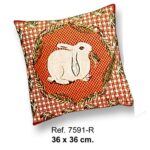 COJÍN CONEJO 36X36