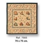 COJÍN CONCHAS 75X70