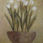 CUADRO CUENCO FLOR 61X46