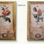 PAREJA CUADRO ROSA 61X33