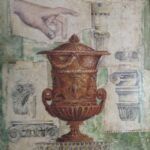 CUADRO COPA FONDO VERDE 46X38