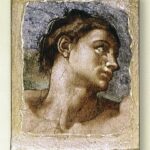 CUADRO MICHELANGELO 'ADAM' 24X19