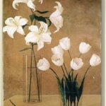 CUADRO JARRÓN CRISTAL, PLANTAS 100X73