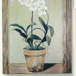 CUADRO LAMINA MACETA 73X60