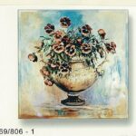 CUADRO JARRÓN FLORES