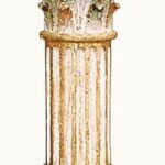 CAPITEL DE MADERA, CORINTIO