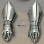 Par de guanteletes lisos