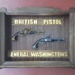 Vitrina mini pistolas duelo. Medidas 36x28