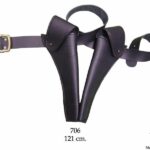 Canana de piel para 2 Revolveres