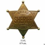 PLACA DE SHEFIFF GRAND COUNTY