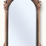 Espejo Poliuretano, dorado luna Bisel.