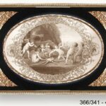 Marco rectangular ovalo interior Ángeles fogata