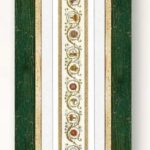 Cuadro moldura artesanal, guirnalda.