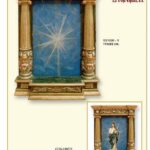 VIRGEN INMACULADA ESTOFADA. Medida 70X18X15