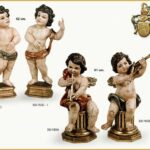 ANGELES DE MADERA POLICROMADOS A MANO