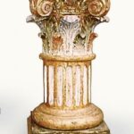 COLUMNA CORINTIA DE MADERA