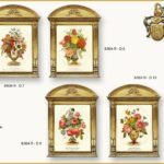 Cuadro Marco poliuretano, lamina flore o figuras color