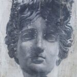 Cuadro lamina impresa, Cabeza Griega.