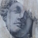 Cuadro lamina impresa, Cabeza Griega.