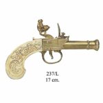 PISTOLA DE CHISPA, INGLATERRA S.XVIII