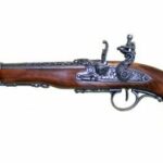 PISTOLA DE CHISPA PIRATA, S.XVIII (ZURDA)