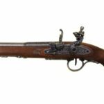 PISTOLA DE CHISPA (ZURDA), FRANCIA SIGLO XVIII