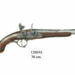 PISTOLA DE CHISPA, ALEMANIA S.XVIII.