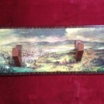 x SOPORTE PARED MADERA PARA PISTOLA