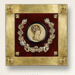 Cuadro moldura artesanal, Camafeo 'Livia'.