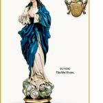 VIRGEN INMACULADA SENCILLA. Medida 70x18x15