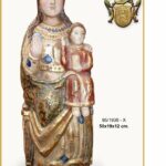 VIRGEN ROMÁNICA OVILA. 50x19x12