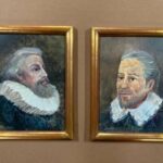 PAREJA CUADROS OLEO SOBRE TABLA 25X19