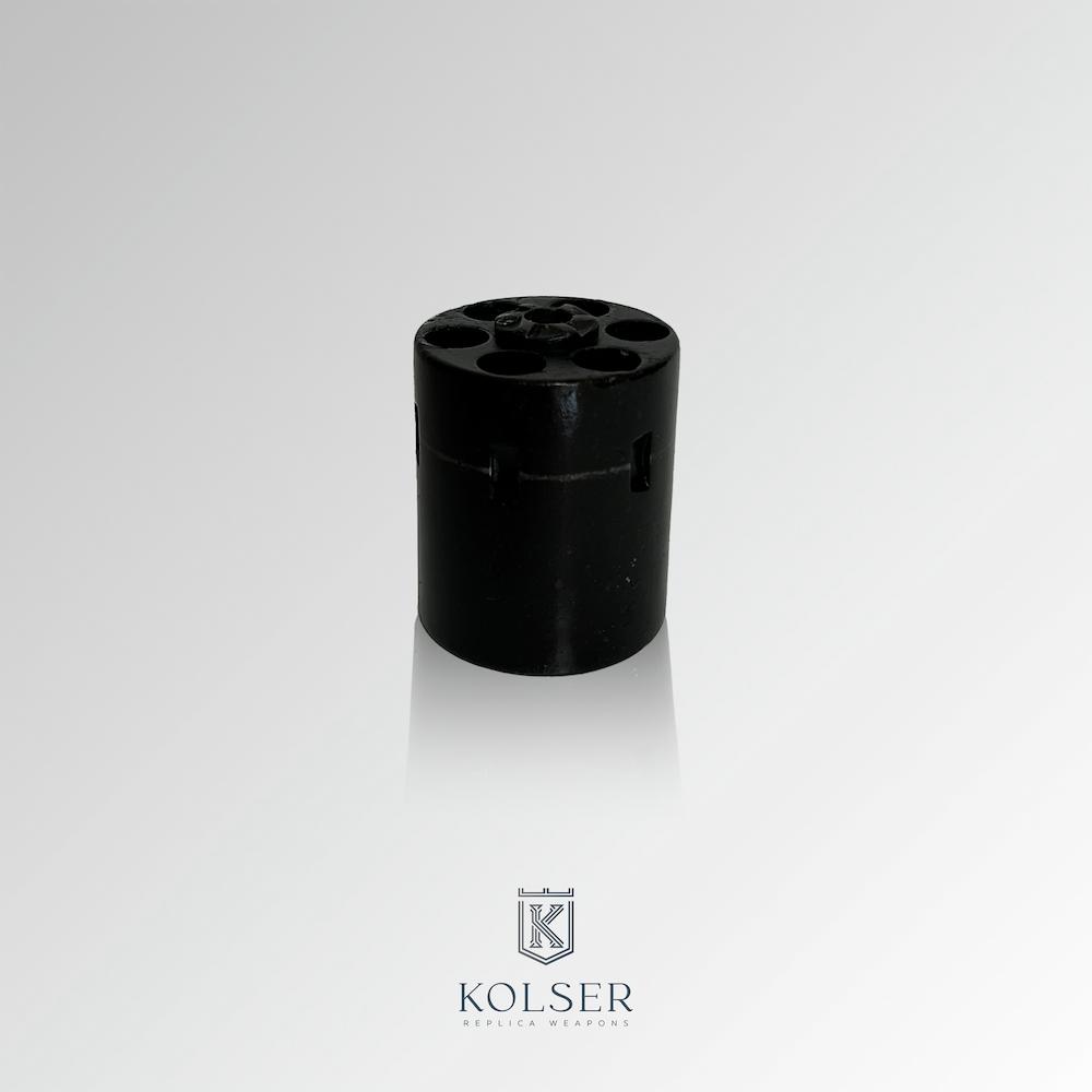 1047 N-A Tambor extra negro TAMBOR EXTRA RÉPLICA REMINGTON 1858 CONVERTED. NEGRO - Imagen 1