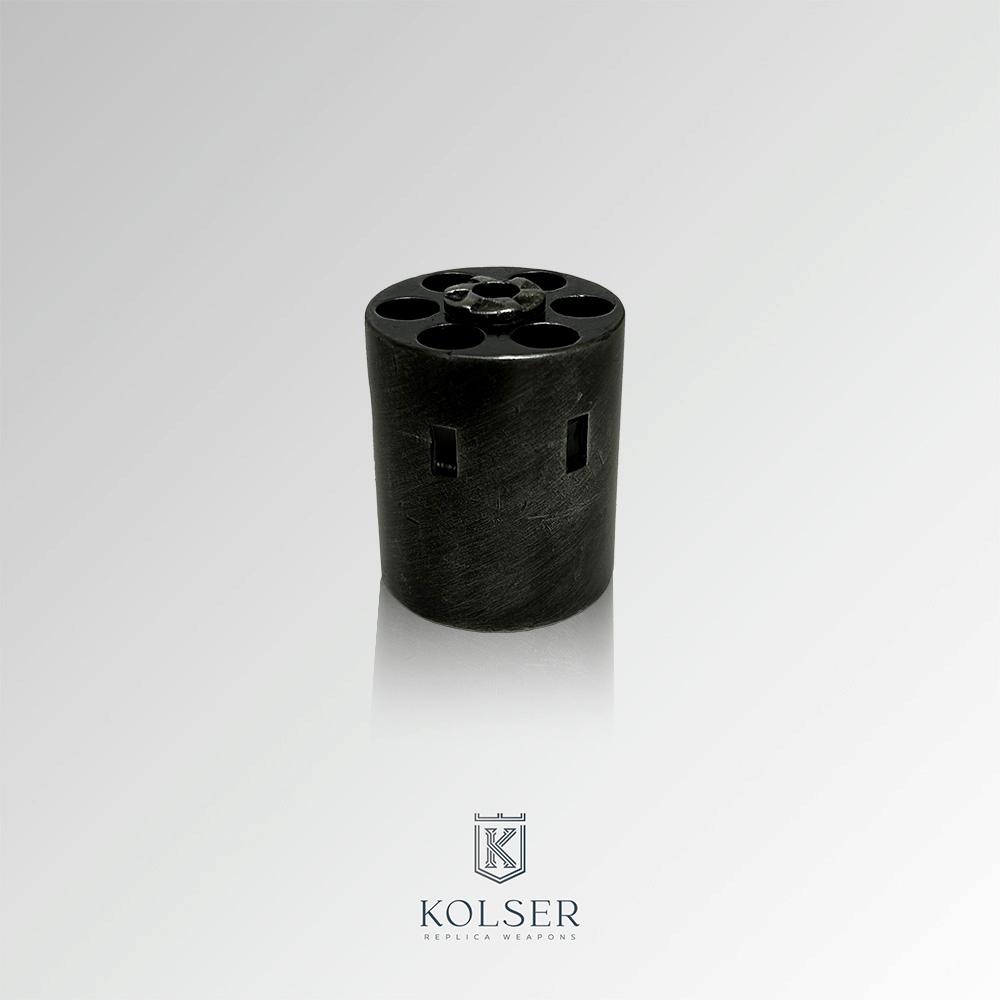 1047 O TAMBOR EXTRA NEGRO ENVEJECIDO TAMBOR EXTRA RÉPLICA REMINGTON 1858 CONVERTED, ENVEJECIDO - Imagen 1