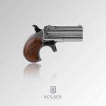 RÉPLICA DERRINGER MOD.95 NIQUEL.IMIT.CACHAS DE MADERA.