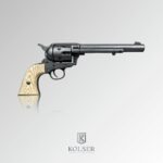 RÉPLICA REVÓLVER COLT .45 LONG.GRIS ENVEJECIDO. IVORY  GRIPS.