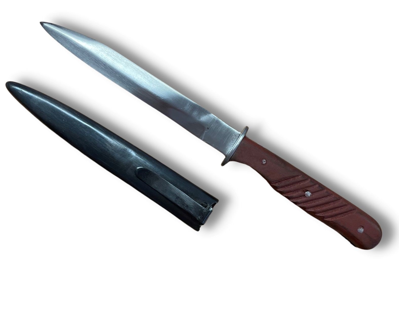 354-115 CUCHILLO DE BOTA ALEMAN , INFANTERIA ALEMANA (KAMPFMESSER 42) - Imagen 1